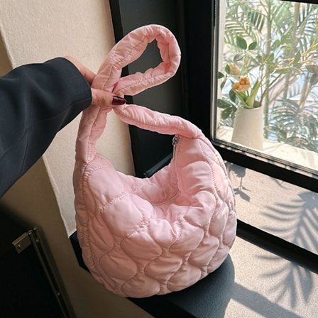 Axelväska Puffy Handväska ROSA