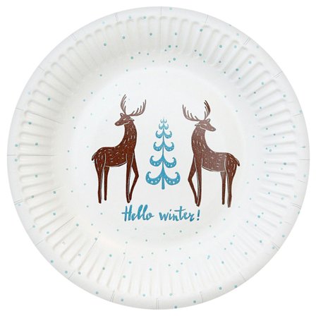 Hello Winter Pappersassietter 6-pack