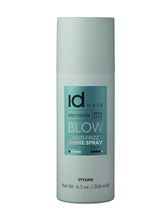 IdHAIR Elements Xclusive Anti-Frizz Shine Spray 200 ml, Hår, Hårstyling, Krøllet Hår