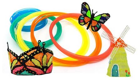 XYZprinting filament for da Vinci 3D Pen, 1.75mm, 9 farger á 8 meter