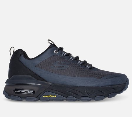 Skechers, Max Protect Fast Track - Waterproof, 45, Grå, Herre