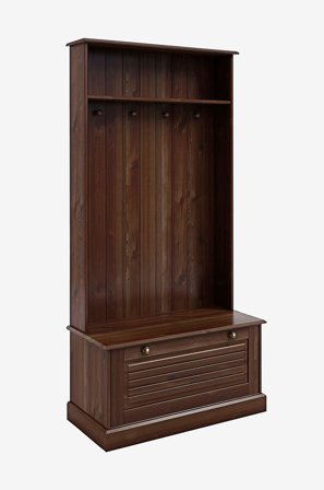 Loft24 - Mille Vaatekaappi, jossa 1 luukku, mäntyä - Ruskea - Vaatekaapit - - Homeroom