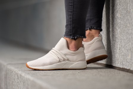 ARKK Copenhagen Damen Sneakers Größe 39 Raven Nubuck S-E15 Sand Gum