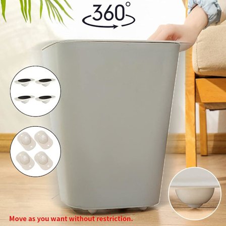 12 st självhäftande hjul, små hjul, mini-svängbara hjul