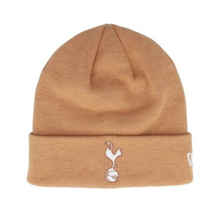 New Era - Beis cuff Beanie - Tottenham Hotspur Seasonal Beanie Dark Sand Cuff @ Hatstore