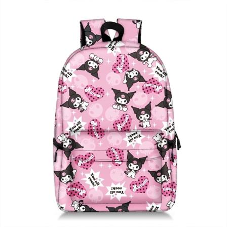 Kawaii Black Beauty Stor kapasitet Vanntett ryggsekk Cinnamon Party Anime ryggsekk 14