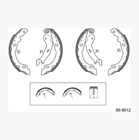 Biltema - Bremseskosett