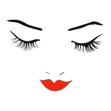 Väggdekor - Stort Ansikte Design