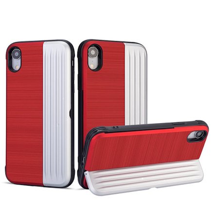 iPhone XS Max - Stilrent Skal med kortplats och mobilställ