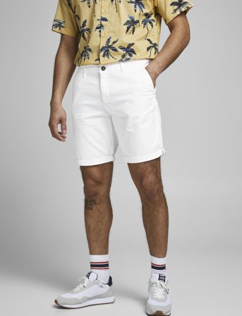 Jack & Jones Jjibowie Jjshorts Solid Sa Sts - White - L