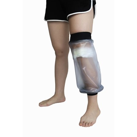 Støpt trekk Vanntett støpt trekk, voksne ben og knær Vanntett, vanntett dusjtrekk for å holde gips og bad