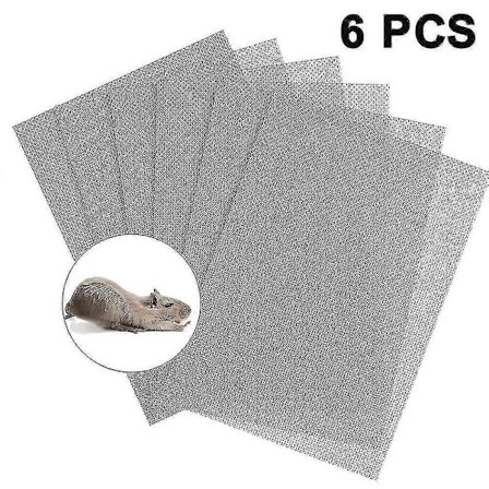 6 stk. Trådnet, Robust Metalnetplader til DIY-projekter Rustfrit Stål Rustfrit Net