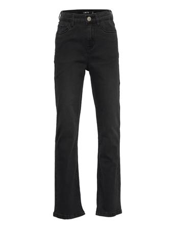 Nlftonsons Dnm Straight Slit Pant Black LMTD