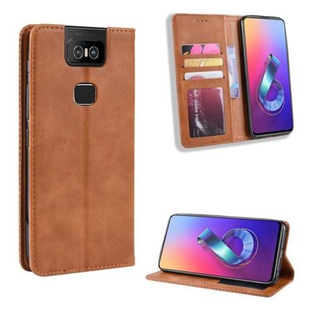 Bofink Vintage Asus ZenFone 6 ZS630KL etui - Brun Brown