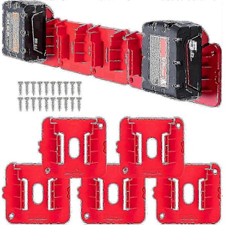 10-paknings batteriholder for Milwaukee for M18 18V batteri
