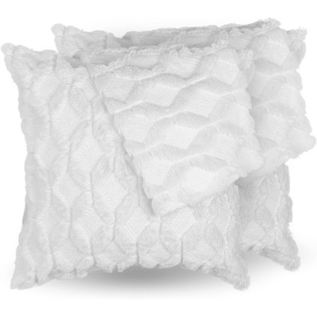 Set med 1 vitt örngott i Bohemian Style - 45 x 45 cm (Infoga ej