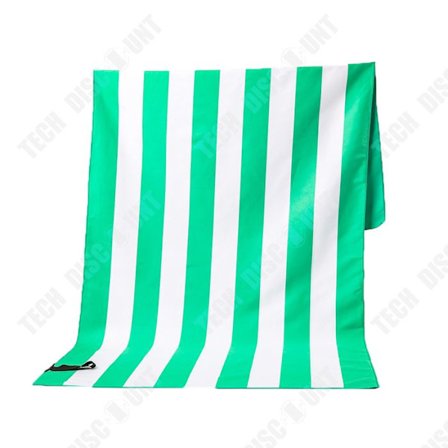 Strandhåndklæde - TECH DISCOUNT - 150x70 cm - Mikrofiber - Hurtig tørring - Antibakteriel