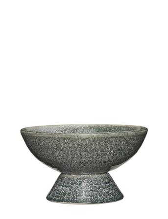 Groove Skål Home Decoration Decorative Platters & Bowls Grøn Hübsch