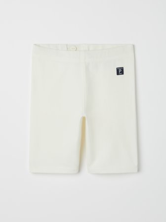 Sykkelbukse - 116 - barneklær - white - Polarn O. Pyret