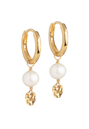 ENAMEL Copenhagen Hoop, Cara Örhängen Dam Guld ONESIZE