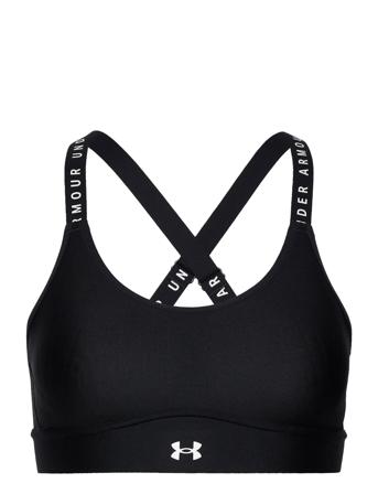 Ua Infinity Mid Covered Lingerie Bras & Tops Sports Bras - ALL Svart Under Armour*Betinget Tilbud