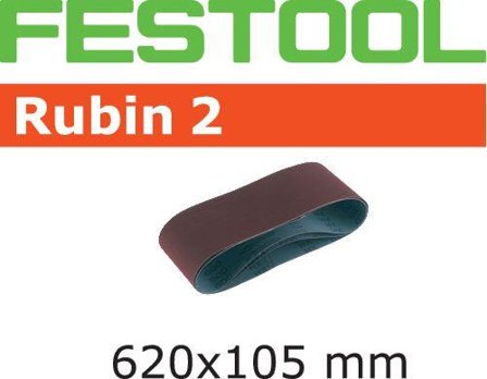 Festool RU2 Slipband 620X105mm 10-pack P100, Maskintillbehör & förbrukning
