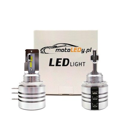 LED-lamppu H15 12V-24V CANBUS CSP ilman napaisuutta 2 kpl 2 kpl