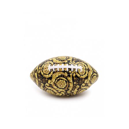 Versace, Barocco soccer ball Żółty, unisex, Rozmiar: ONE Size