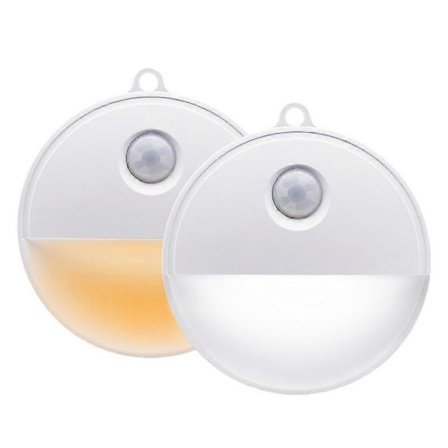 Justerbar Farge LED Nattlampe Menneskekroppsinduksjon Magnetisk Sug Intelligent Lyskontroll Skaplampe