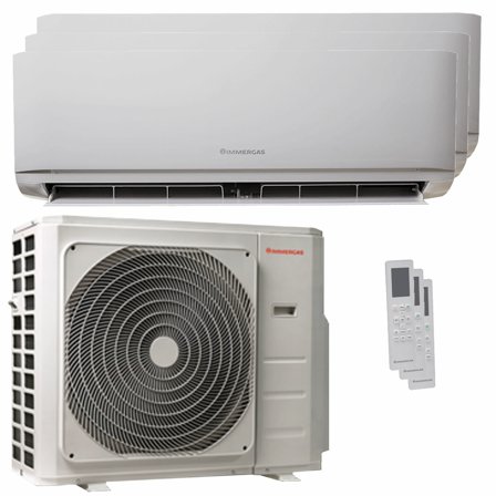 Condizionatore Immergas THOR trial split 9000+9000+9000 BTU inverter A++ unità esterna 6.2 kW
