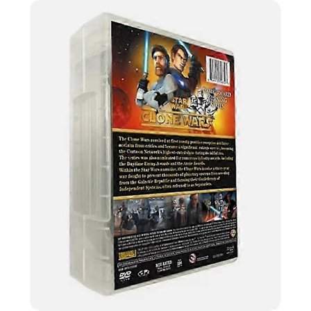 Star Wars: The Clone Wars Sesong 1-7 (25-DVD Bokssett) engelsk versjon