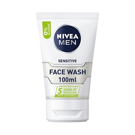 NIVEA MEN Sensitive Face Wash 100 ml, Mænd, Ansigtspleje, Renseprodukter