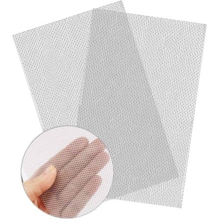 2 st rostfritt stål 20 mesh ventilationsnät i metall, insektsnät