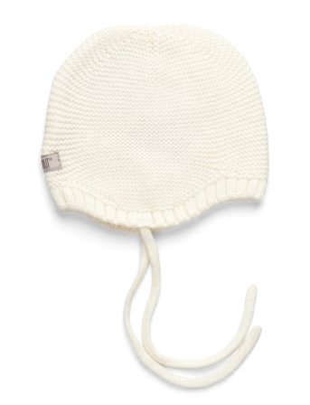 Bonnet Wool Knit Cream Huttelihut