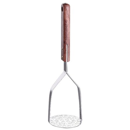 Potatismos Press Hjälpmatanordning Trägrepp för att förhindra