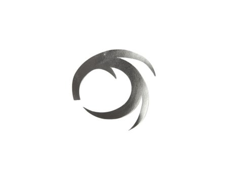 Dragon Tail Svans Medium 6-pack Silver