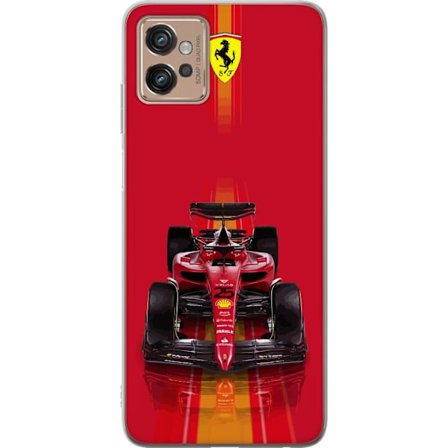 Yhteensopiva Puhelinkuori Motorola Motorola Moto G32 Ferrari Formula 1 -auto ikonisessa punaisessa muotoilussa urheilullisella tarkkuudella