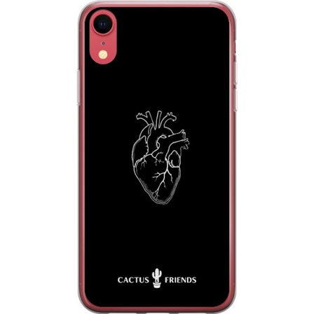 Kompatibelt Mobildeksel til Apple Apple iPhone XR Kaktus og Venner - Midnatt Anatomisk Hjerte