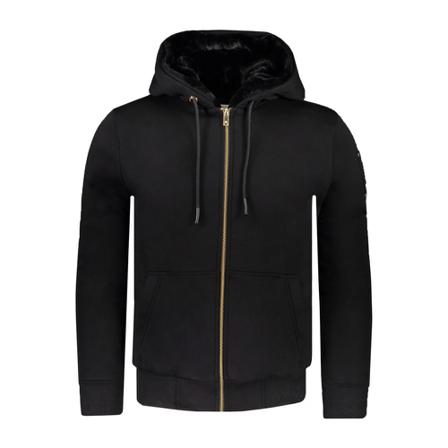 Moose Knuckles, Vest Zwart Zwart, Heren, Maat:L,polyester