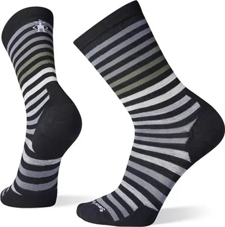 Smartwool Men's Evy Spruce Street Crew Socks Men everyday socks Black 38-41