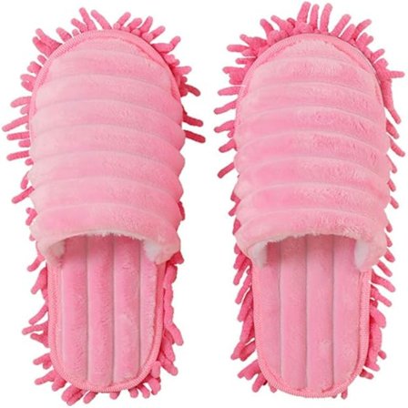Mikrofibertofflor golvrengöring mopp hem dammsugning tofflor avtagbara moppningsskor rengöringsverktyg rengöringstofflor