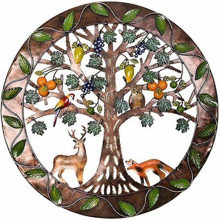 Træ Livets Træ Vægdekoration Træ Livets Træ Vægkunst -,Metal Træ Familie Skilt, Vægdekoration, Boligindretning, Perfekt Sensitiv Gaveidé