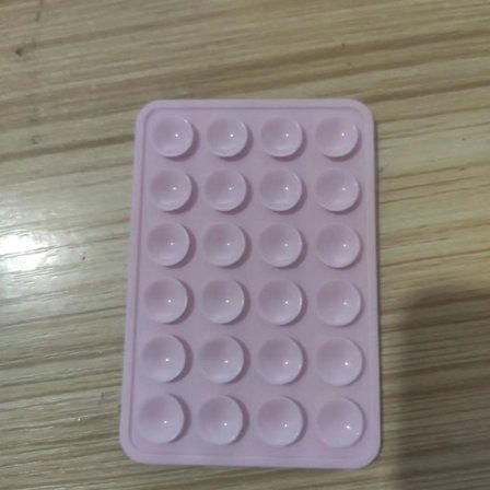 Förtjockad 24-kornig fyrkantig sugkopp, mobiltelefon silikon sugkopp, mobiltelefon surfplatta datorstöd, fästhållare