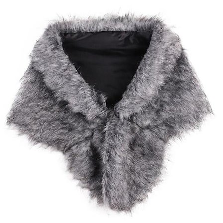 Vinter Elegant Dame Imiteret Pels Kappe Brude Imiteret Pels Frakke Kvinder Bryllup Sjal Aften Fest Wraps Slim Pels Skulder Kapper