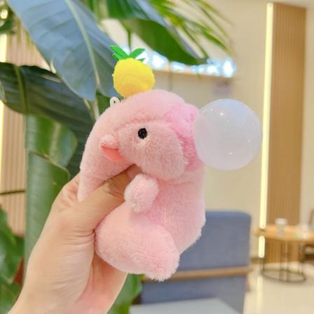 Søt Tegneserie Kapybara Pluss Nøkkelring Kawaii Dukke Nøkkelring Ryggsekk A4