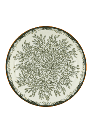 Rörstrand Ostindia Floris tallrik djup 22cm Skålar Grön 22 CM