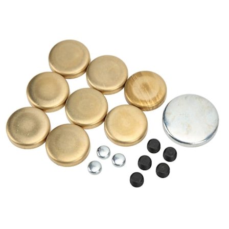 Messinkinen pakkasproppu laajennussarja Chevy Small Block 283 305 327 350 -moottoreille, korvaava