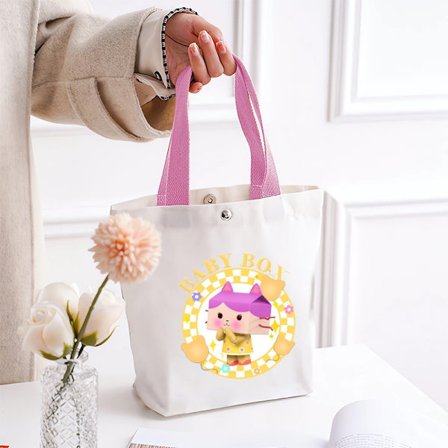 Gabby Dukkehus Muleposer til kvinde Anime Katte Håndtasker Mode Shopping Rejsekontor Bærbar lærredspose Taske Fødselsdagsgave