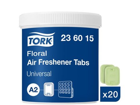 TORK Luktförbättrare platta A2 Blom 20/fp - Lyreco - Städ och hygien - Luktförbättrare - Doftdispenser och refill