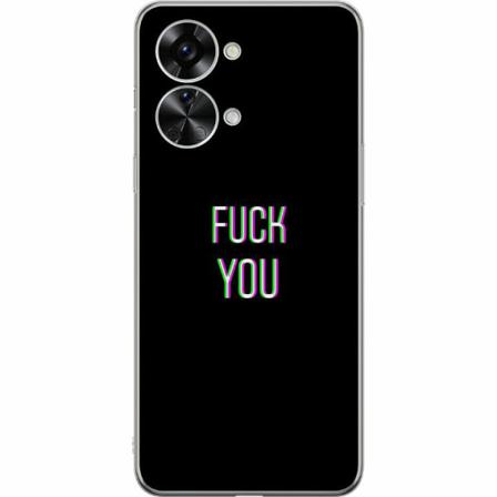 Oneplus Nord 2t Mjukt Skal - Fuck You *